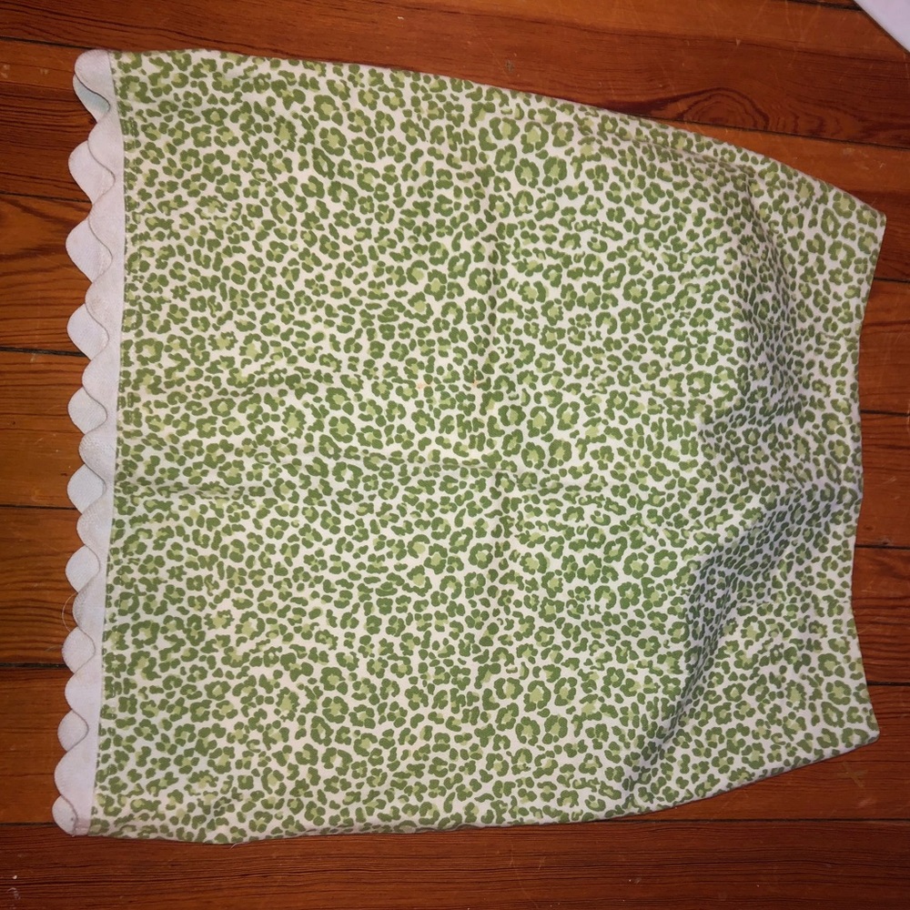 Skirtin around green cheetah skirt